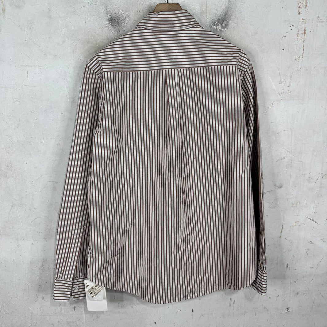 Bottega Veneta Striped Canvas Shirt