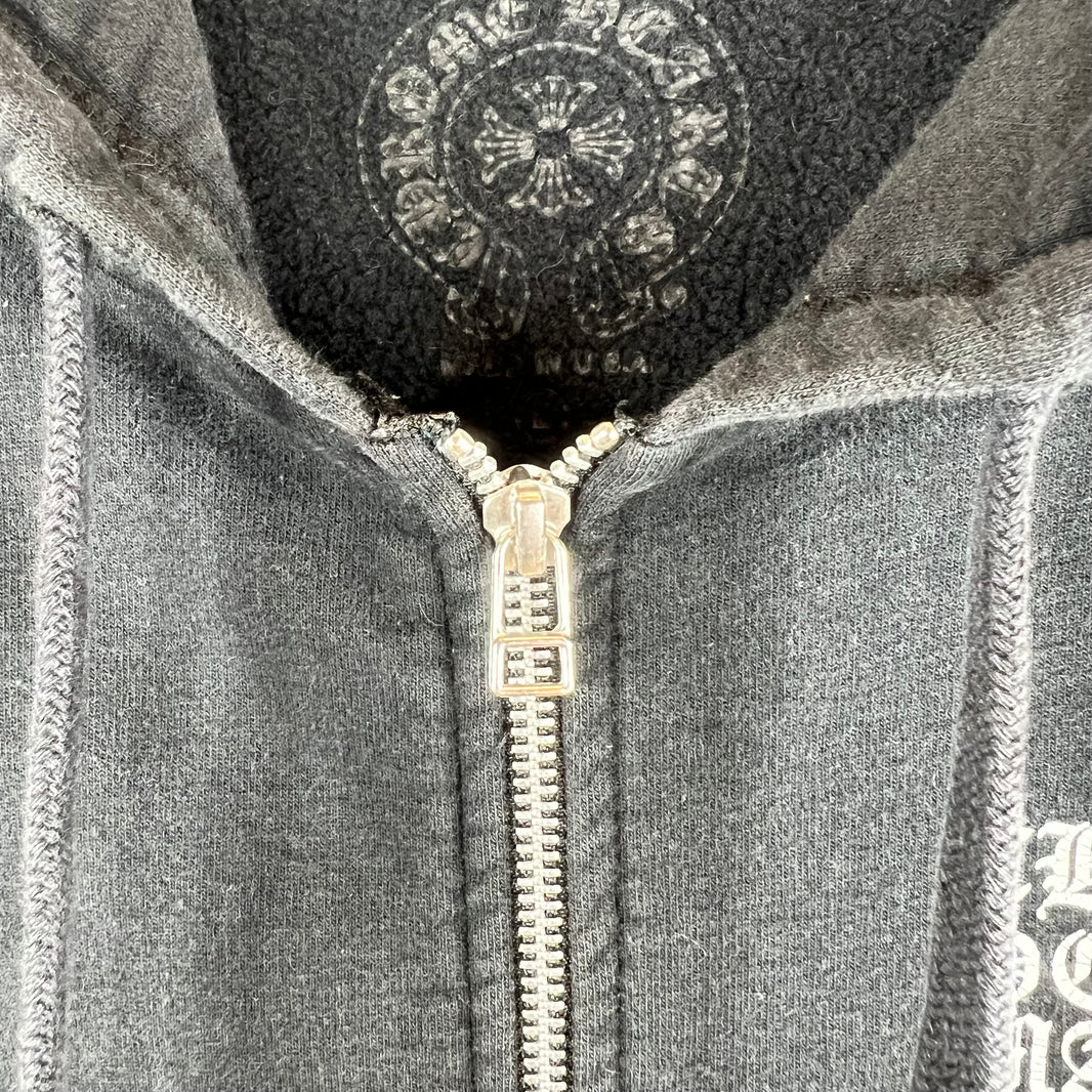 Chrome Hearts Eyechart Zip-Up Hoodie