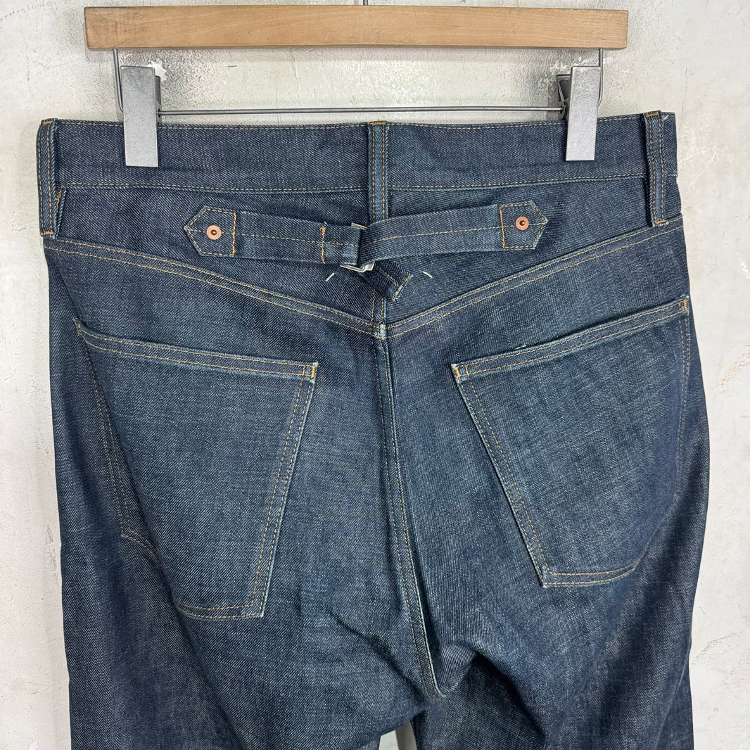 Margiela Coated Hem Selvedge Jeans