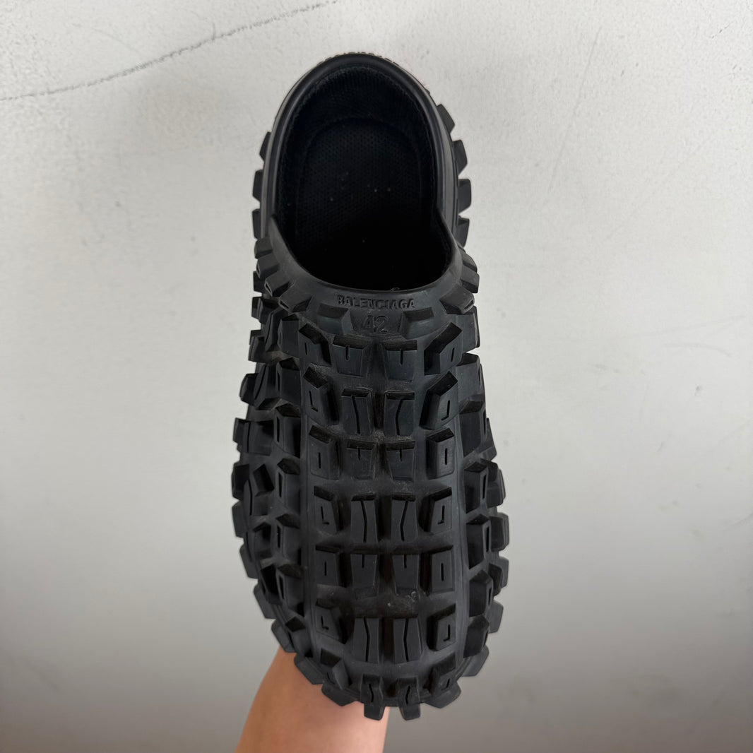Balenciaga Black Defender Clogs