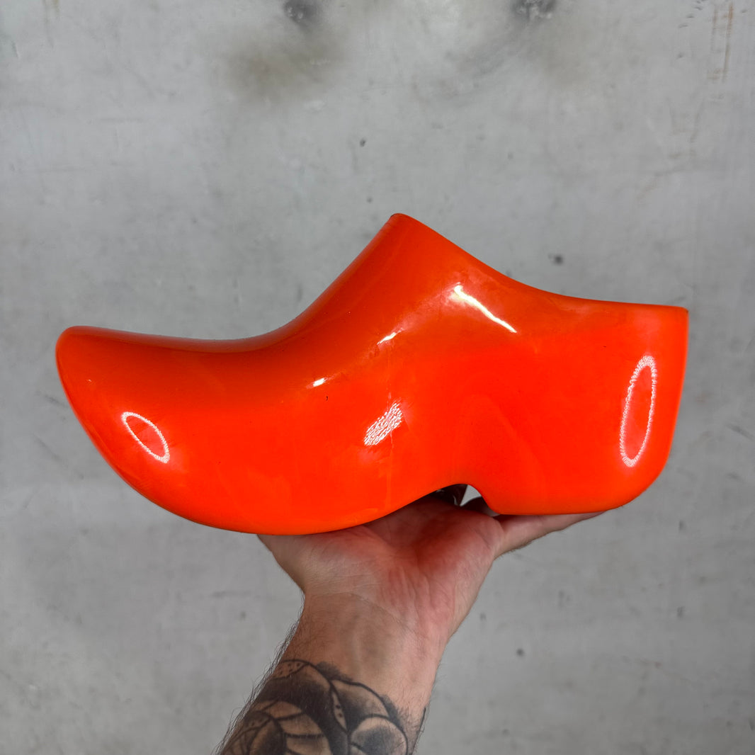 Balenciaga Orange Technoclogs