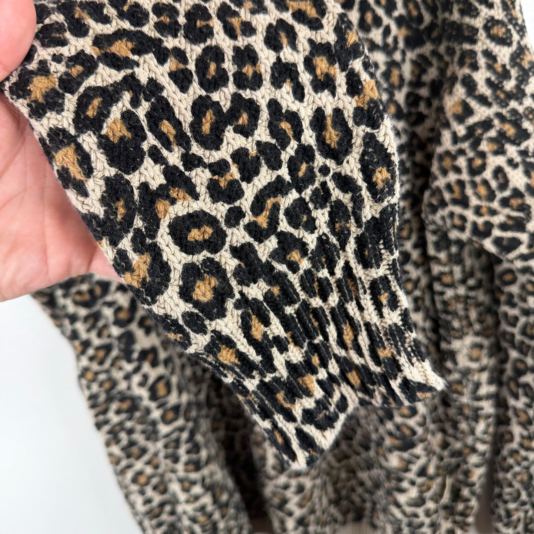 Stussy Leopard Knit Sweater