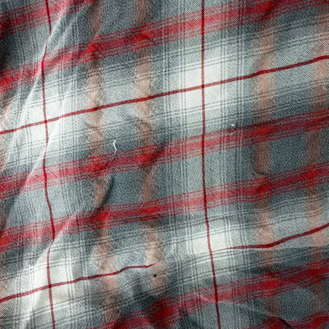 RRL Red/Gray Gradient Flannel Shirt