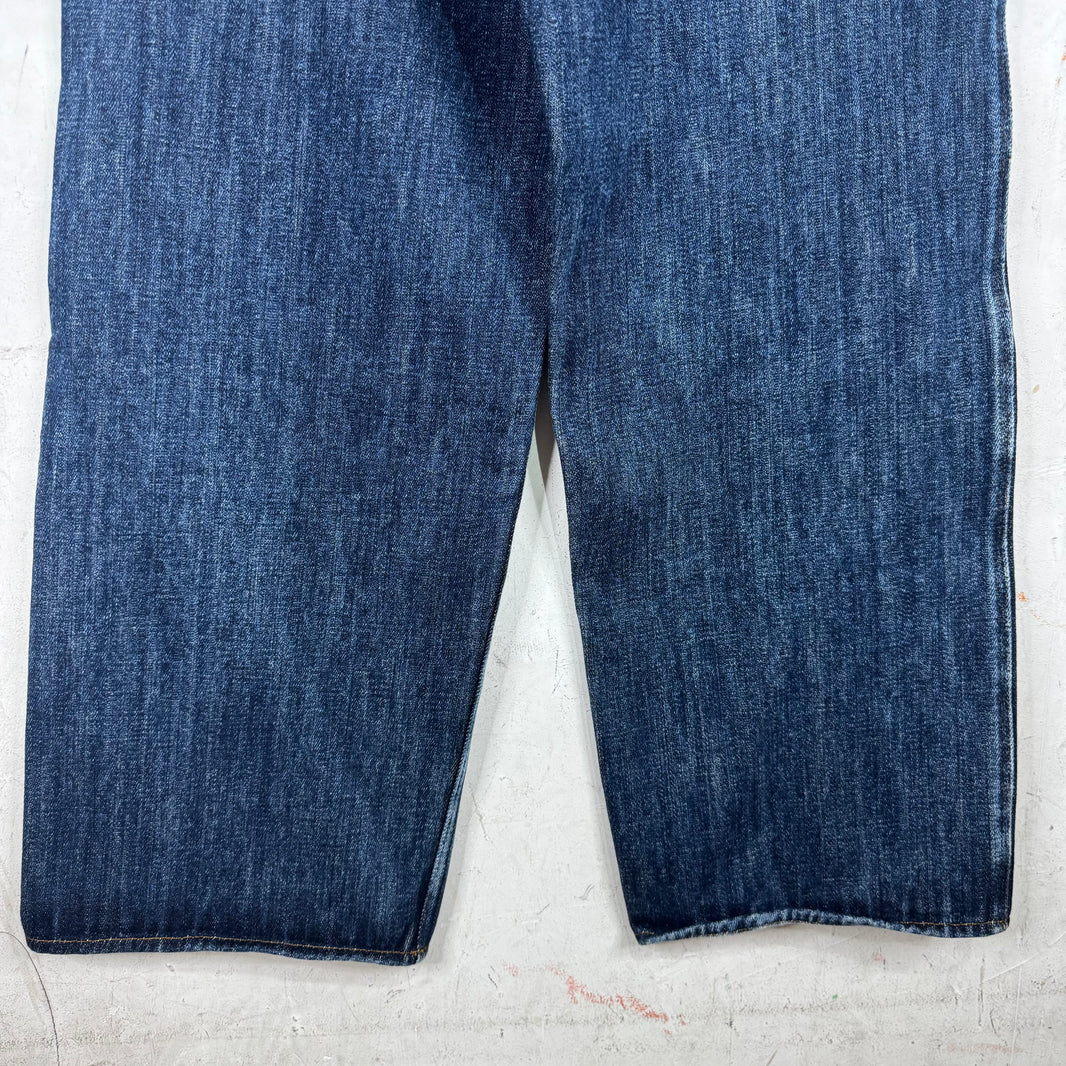 Louis Vuitton Sample Heavy Dark Jeans