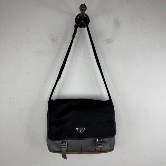 Prada Color Block Messenger Bag