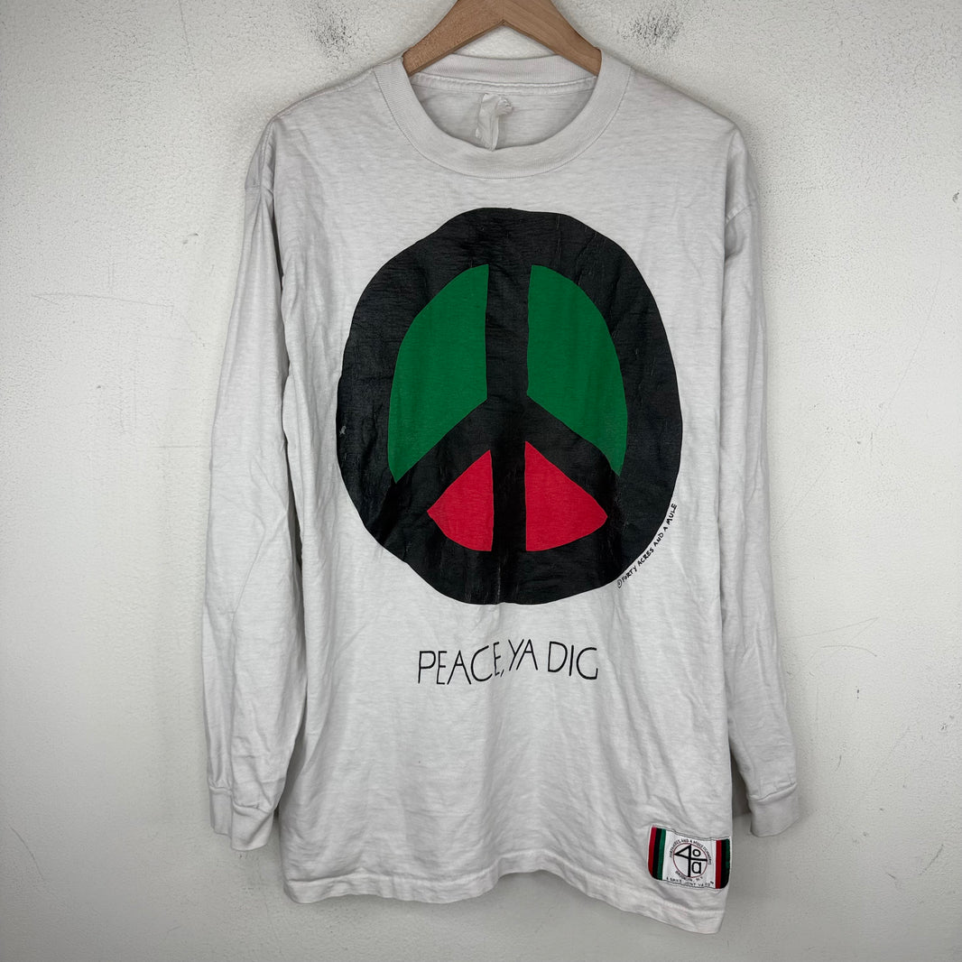 Vintage 40 Acres Peace Ya Dig? L/S T-Shirt