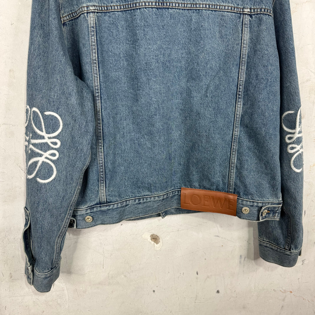 Loewe Denim Anagram Jacket