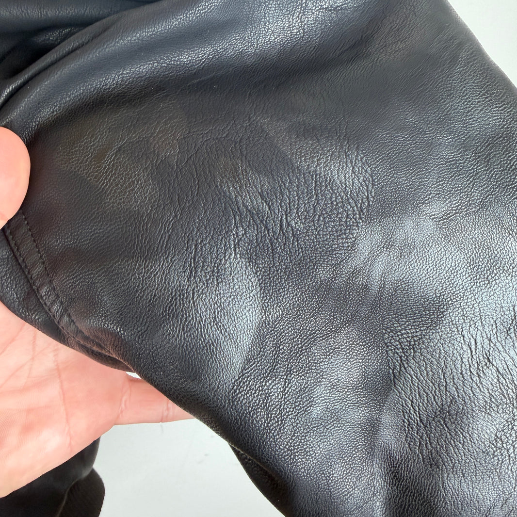 Entire Studios Faux Leather Bomber Jacket