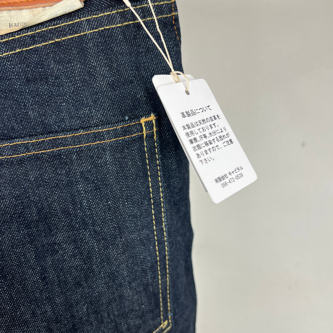 Kapital Blue Flared Denim Jeans