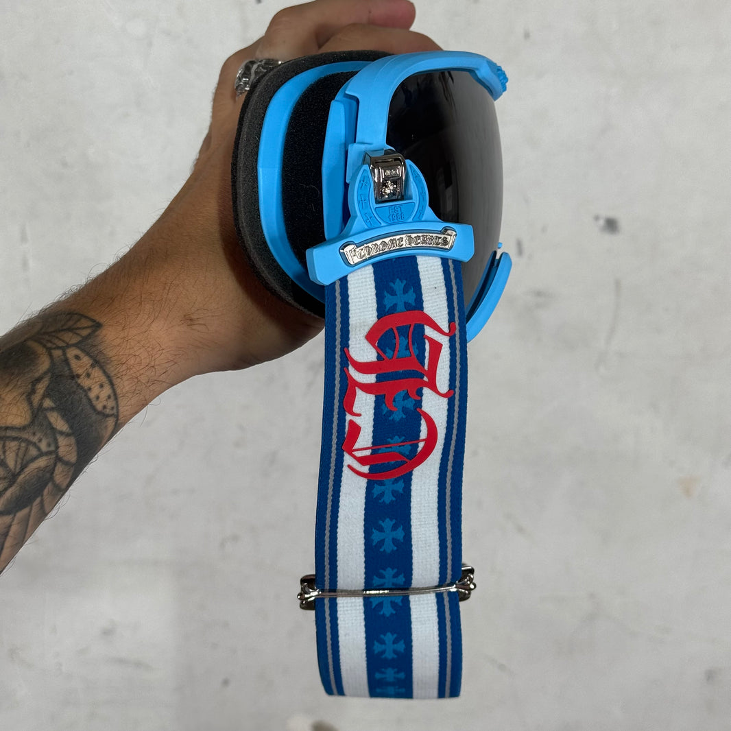 Chrome Hearts Blue Skiwear Goggles