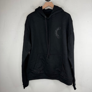 Chrome Hearts Black Tonal Horseshoe Hoodie