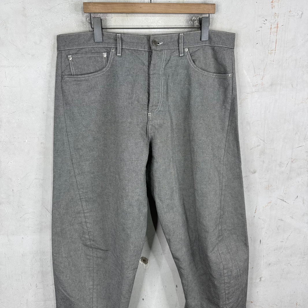 Margiela Inside Out Knee Twist Jeans