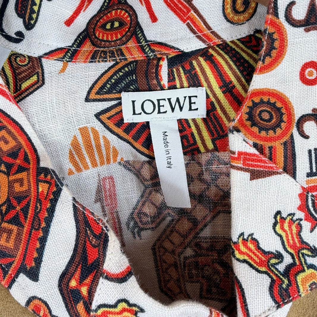 Loewe Suede Collar L/S Shirt