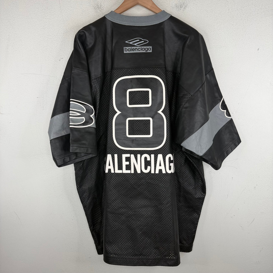 Balenciaga Leather Unity Jersey