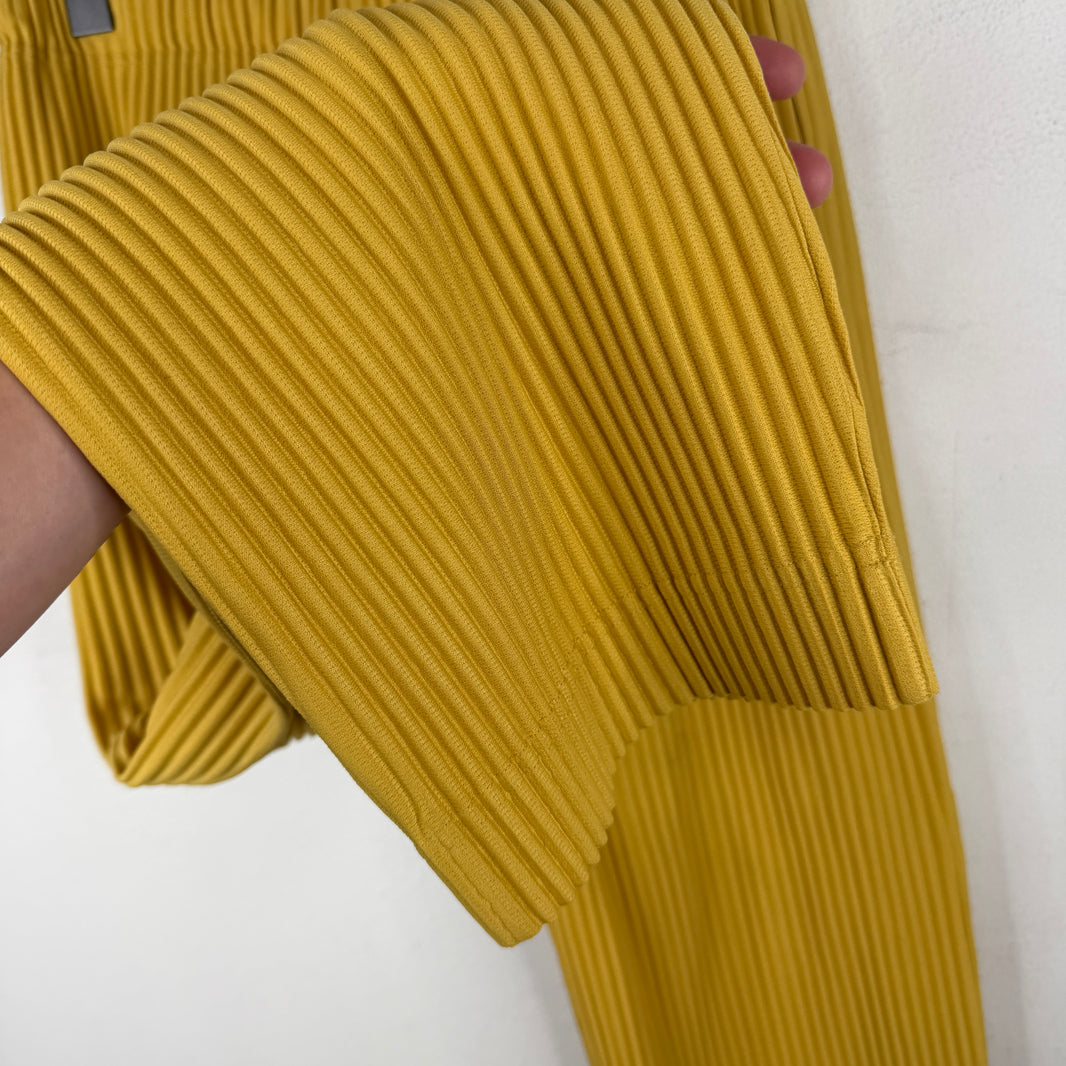 Issey Miyake Yellow Pleated Pants