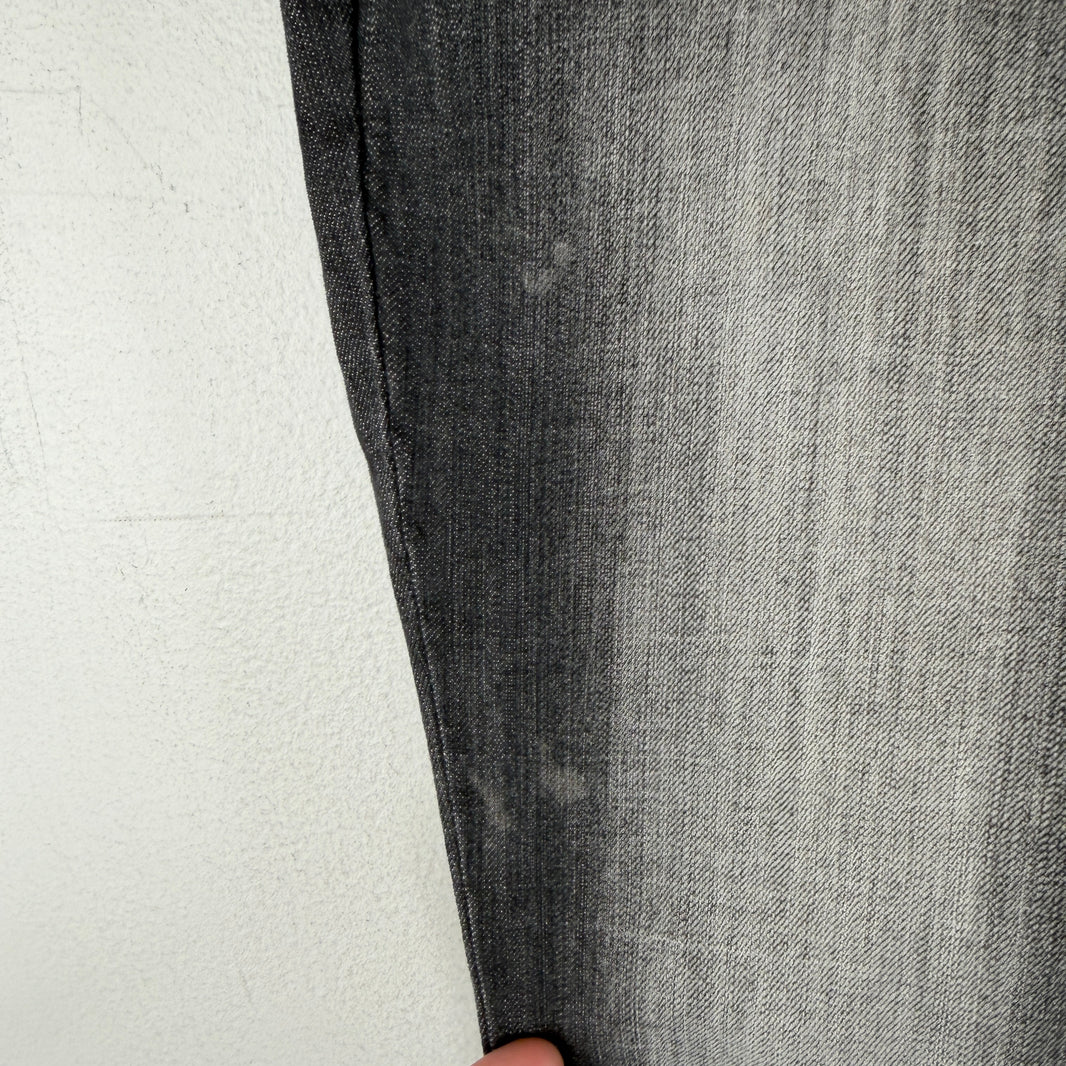 Balmain Skinny Low Rise Zipper Jeans