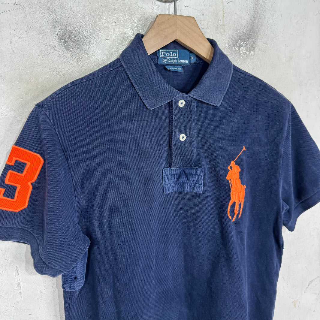 Ralph Lauren Navy/Orange Big Pony Polo
