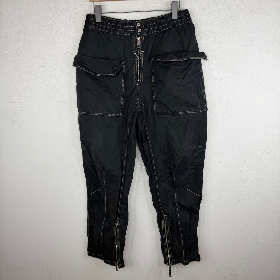 Isabel Marant Black Tilseno Cargo Pants