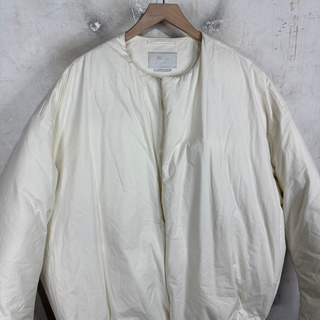Prada White Down Pillow Jacket