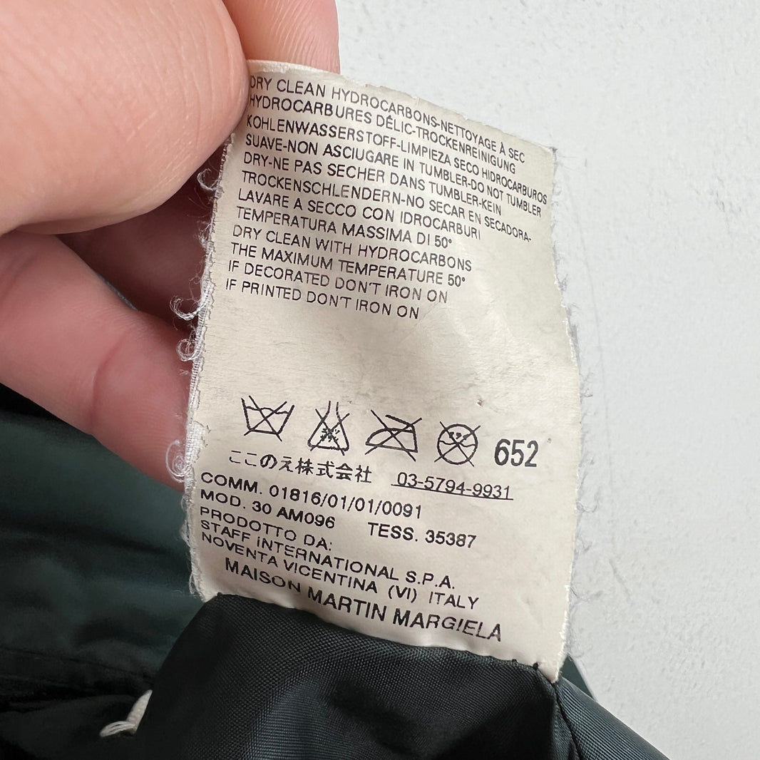 Margiela Nylon Leather Bomber Jacket