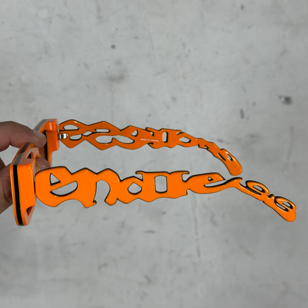 Endless Denim Orange Logo Sunglasses