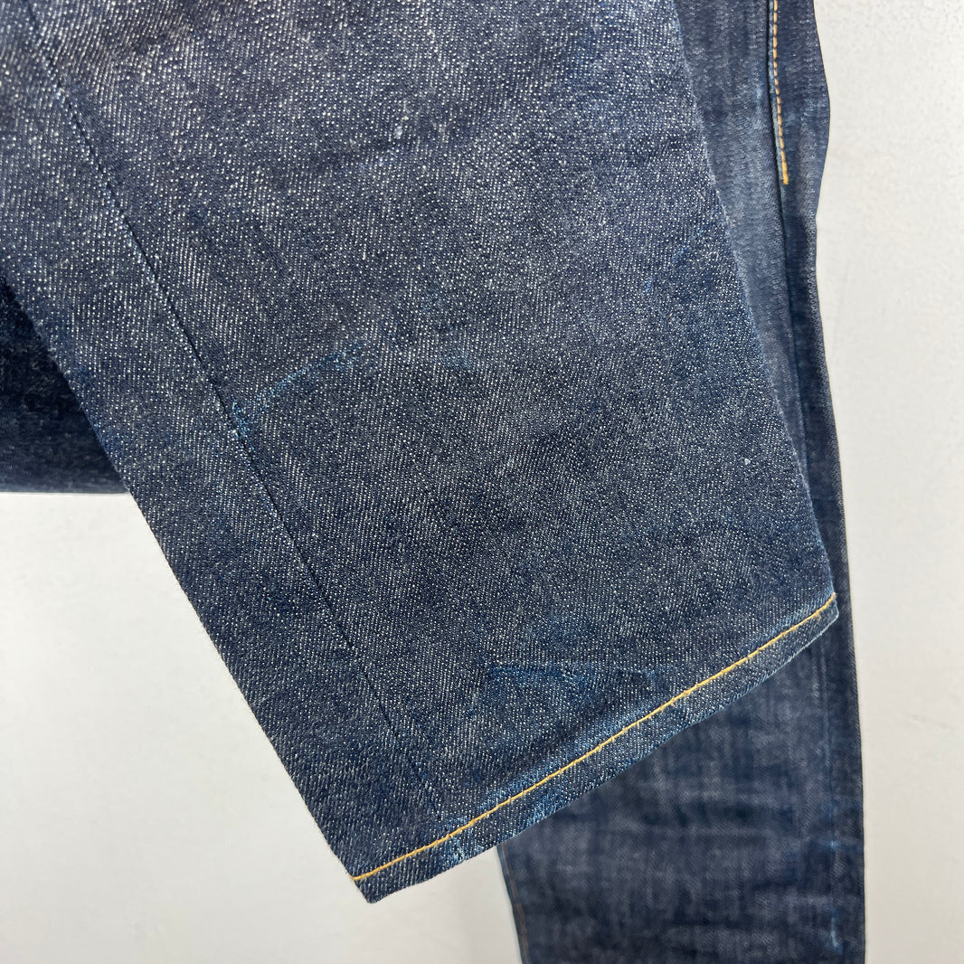 RRL Slim Fit Dark Blue Denim Jeans