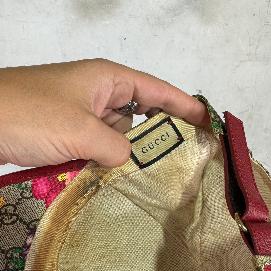 Gucci Floral Monogram Hat