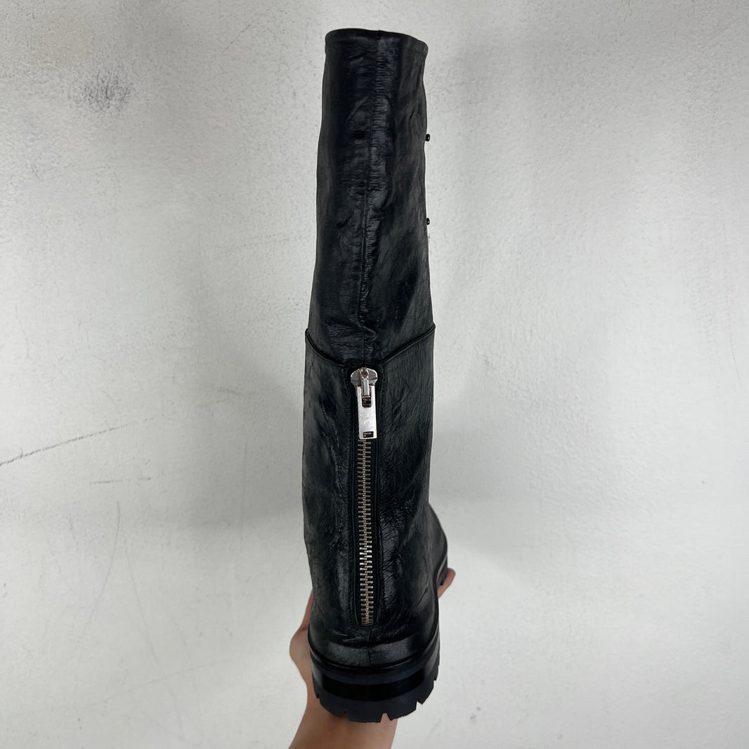 424 Paper Leather Dragon Rider Boot