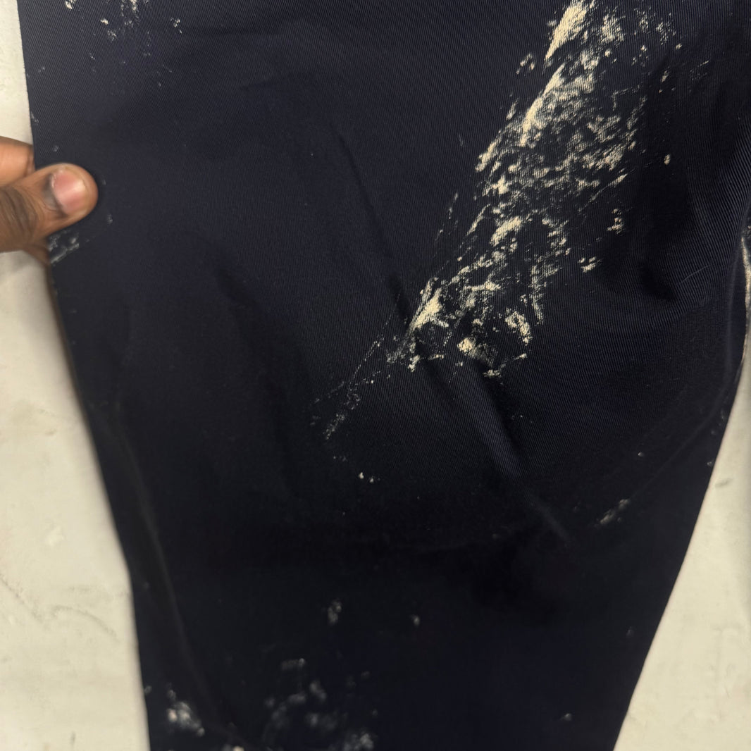 Maison Margiela Mudded Navy Trousers