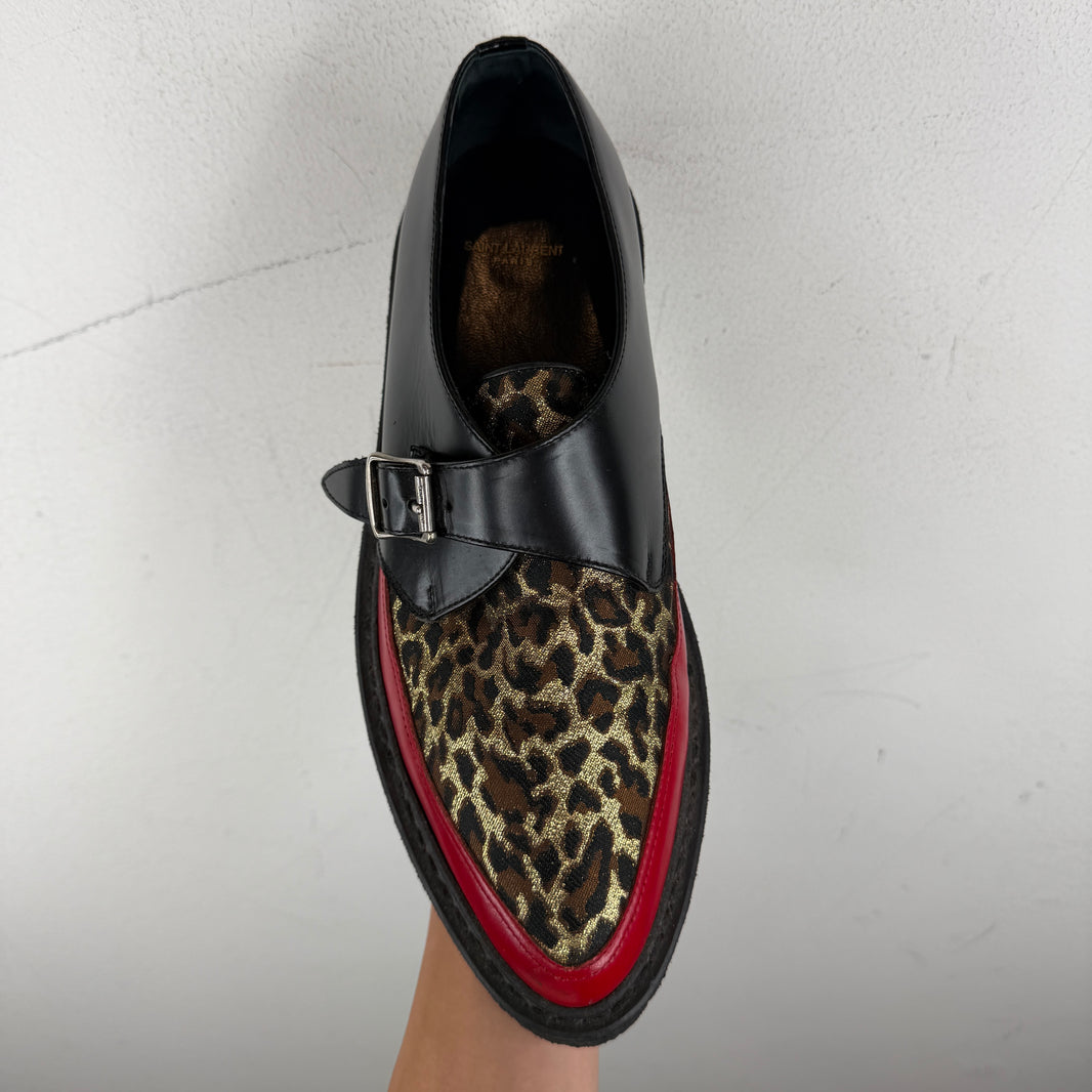Saint Laurent Cheetah Creepers