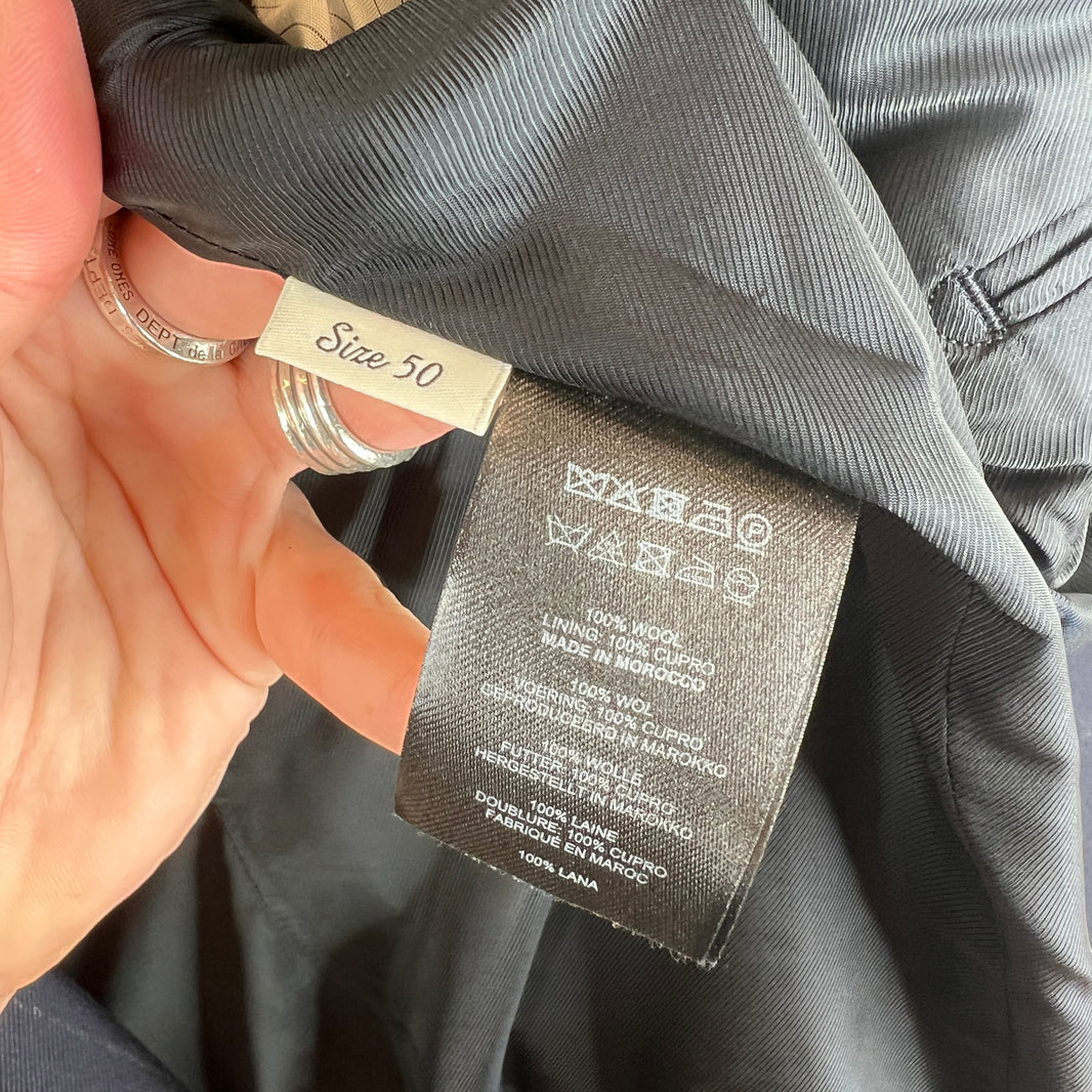 Dries Van Noten Striped Navy Suit Set