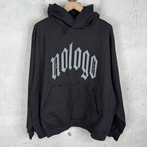 Balenciaga Distressed No Logo Hoodie