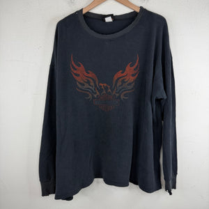 Vintage Smoked Harley Thermal L/S T-Shirt