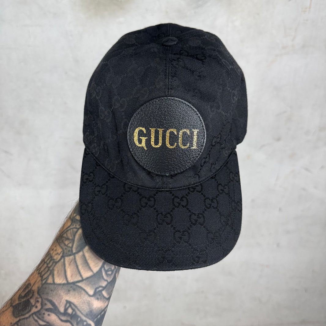 Gucci Monogram Patch Logo Hat New