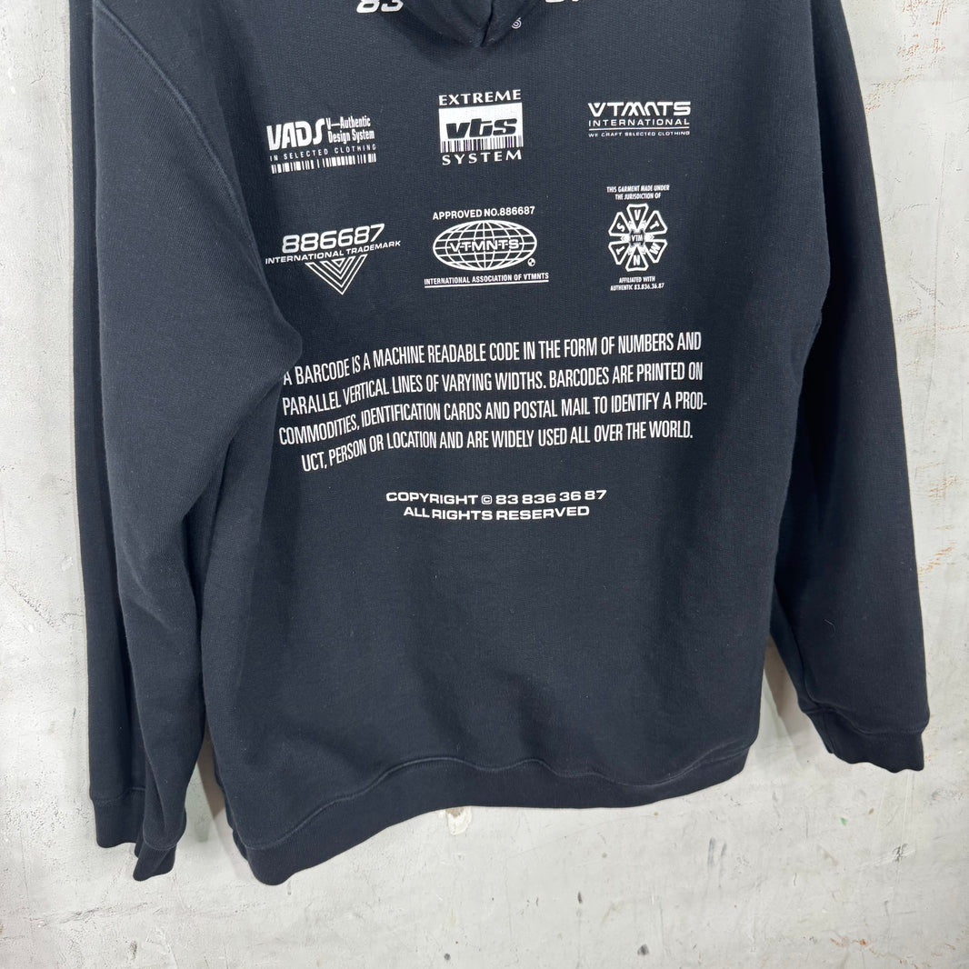 Vetements Multi Logo Subline Hoodie