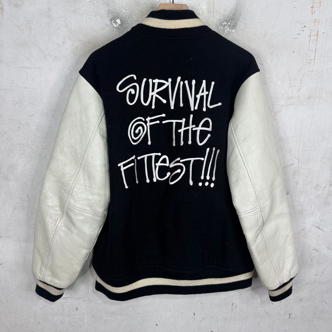 Bape x Stussy Varsity Jacket