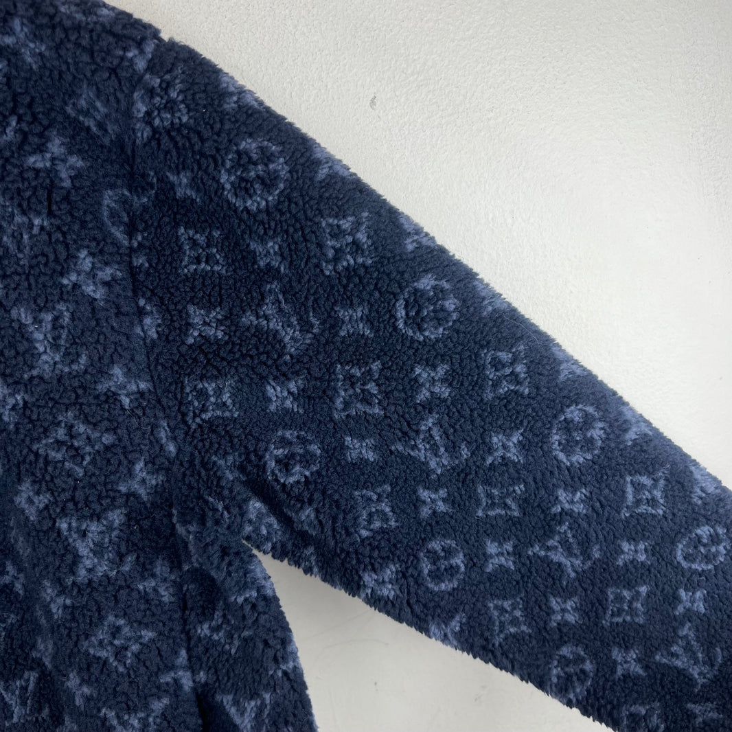 Louis Vuitton Monogram Fleece Zip Jacket