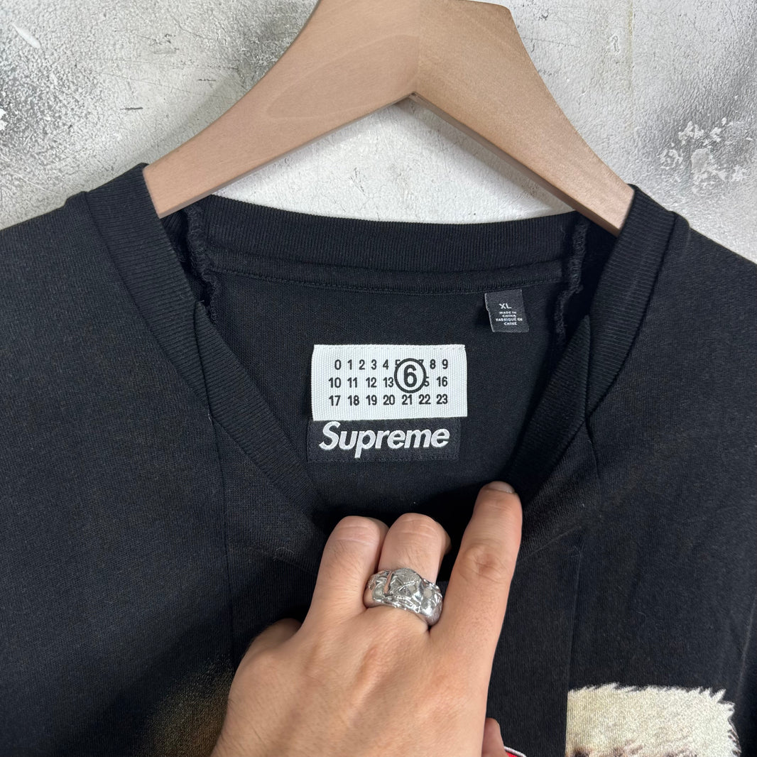 Supreme x MM6 Split Eagle T-Shirt