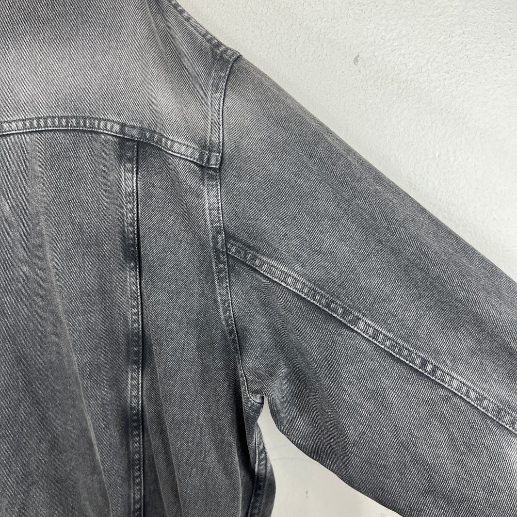 Balenciaga Sample Thin Black Wash Denim Jacket