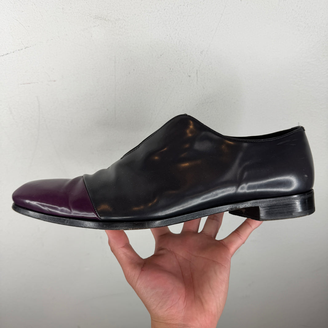Prada Purple Toe Loafers