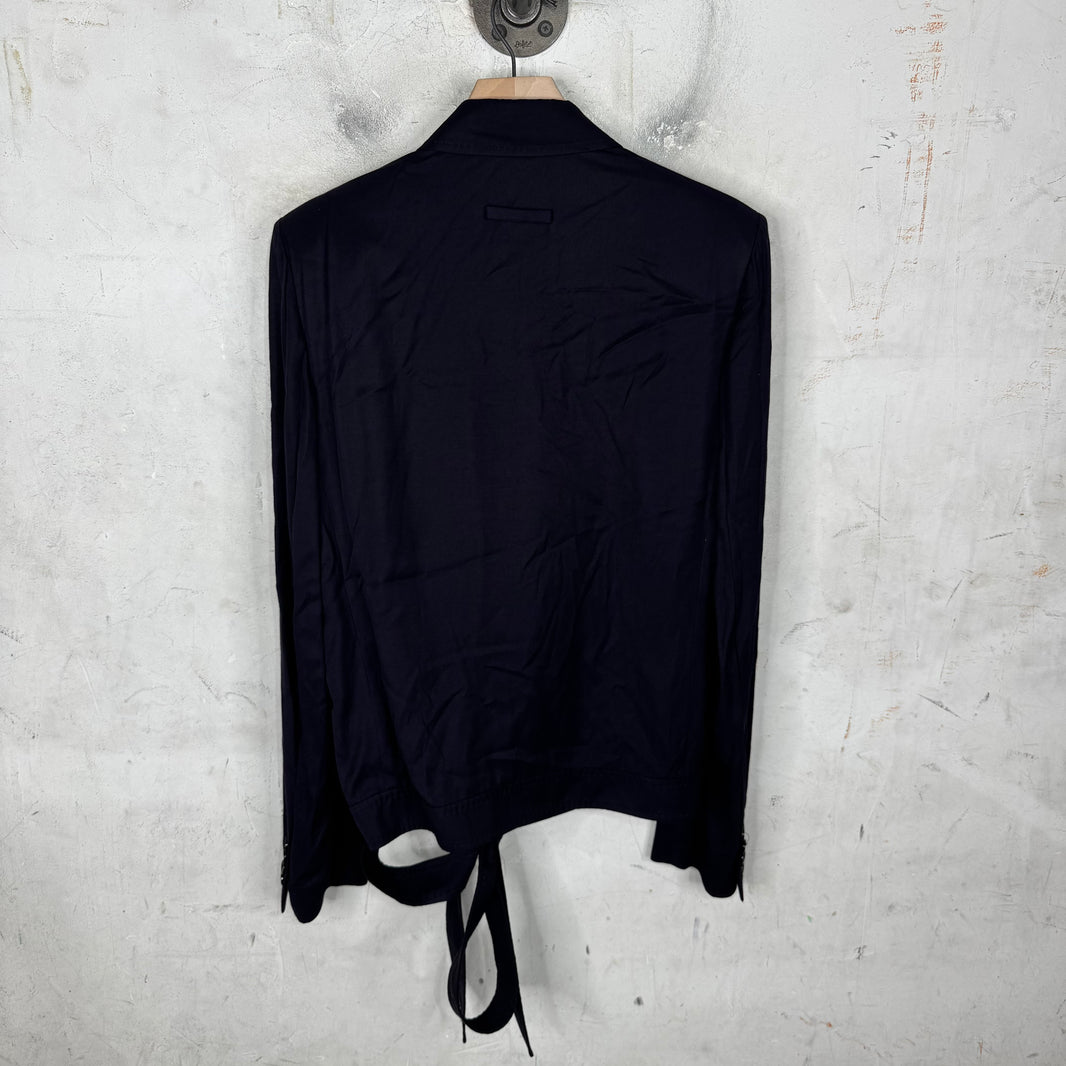JPG Monsieur Draped Belted Waist Blazer