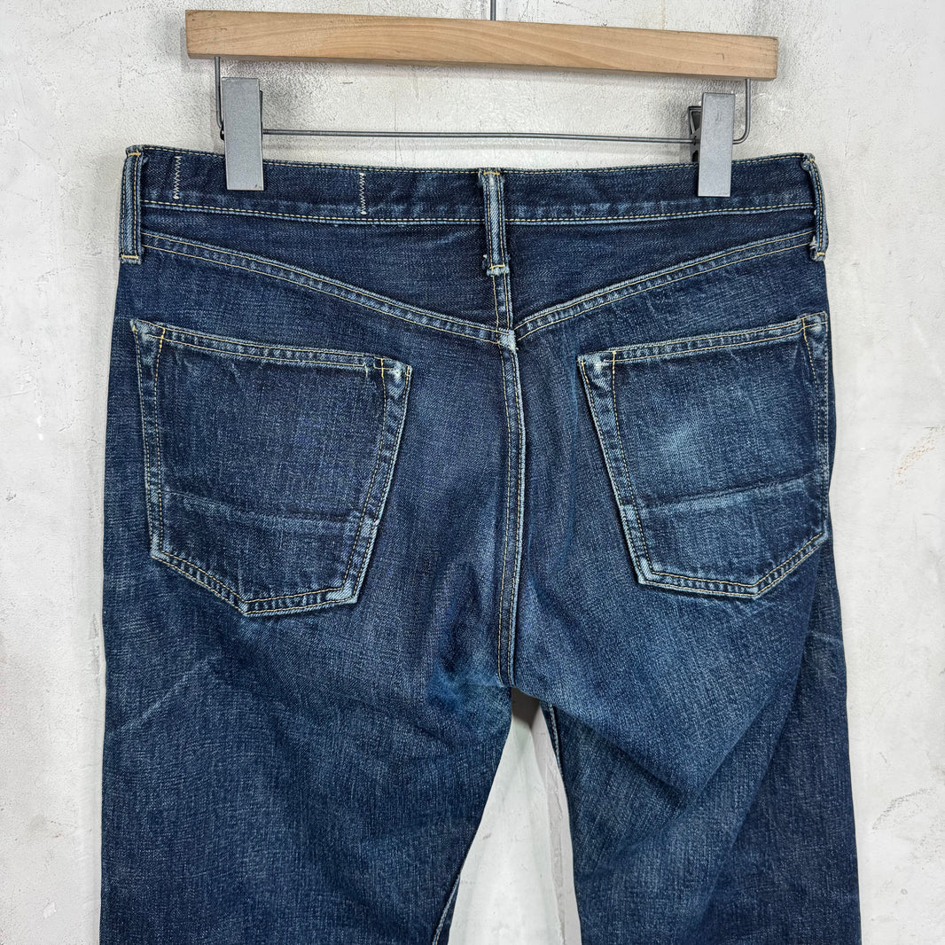 Kapital Dark Wash Broken In Jeans