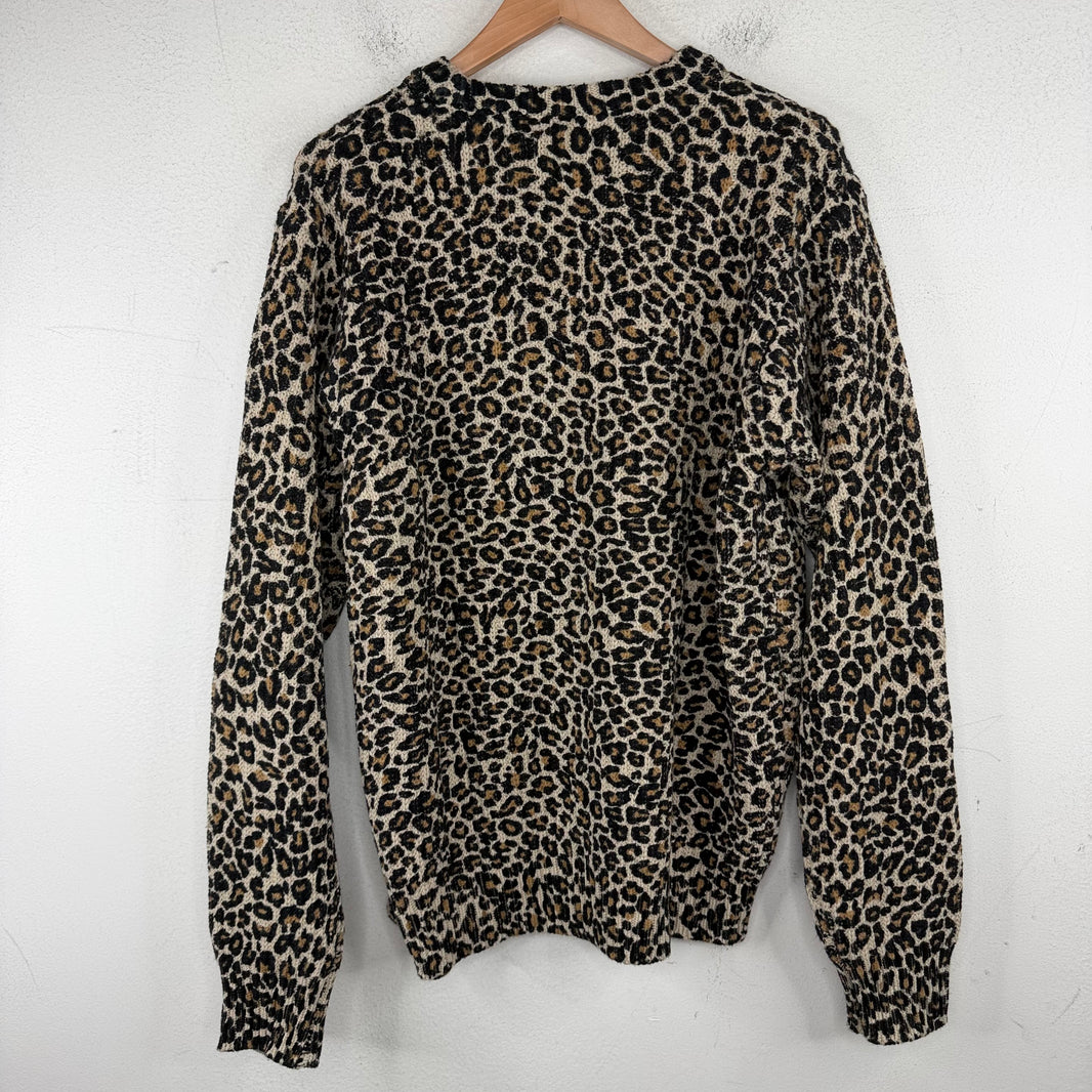 Stussy Leopard Knit Sweater