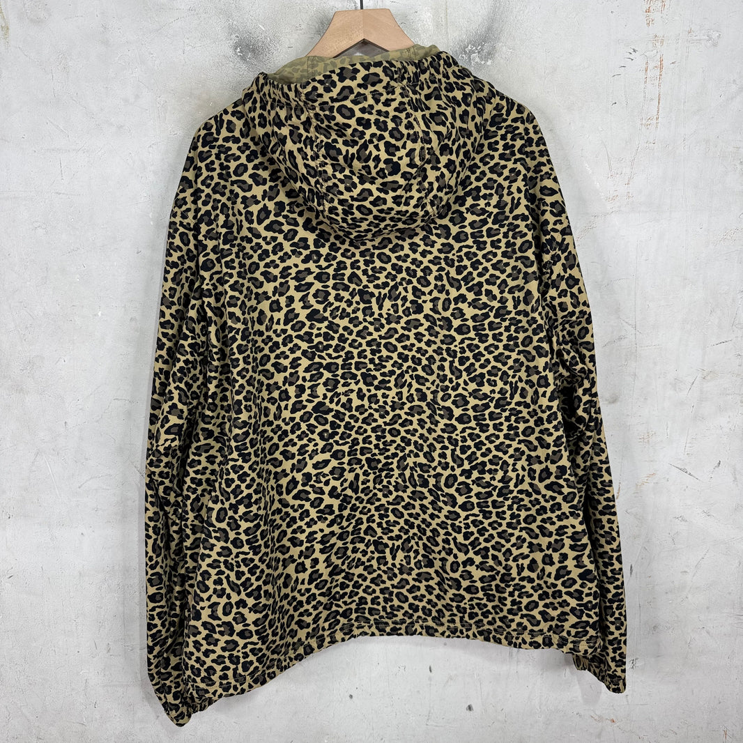 Stussy Leopard Nylon Windbreaker Jacket