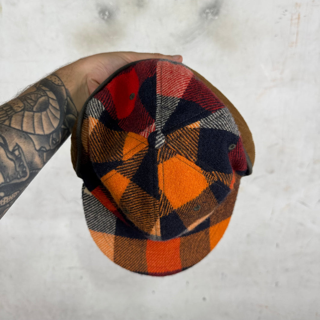 RRL Wool Plaid Earflap Hat