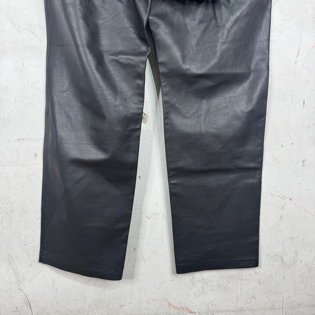 Project GR Leather Wader Jeans