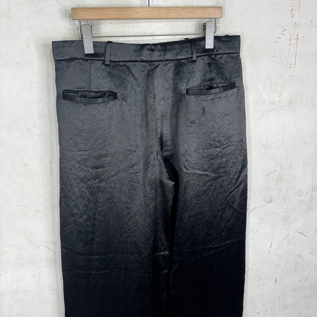 Ann Demeulemeester Acetate Wide Legged Trousers