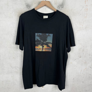 Saint Laurent Palm Tree Video Camera Photo T-Shirt