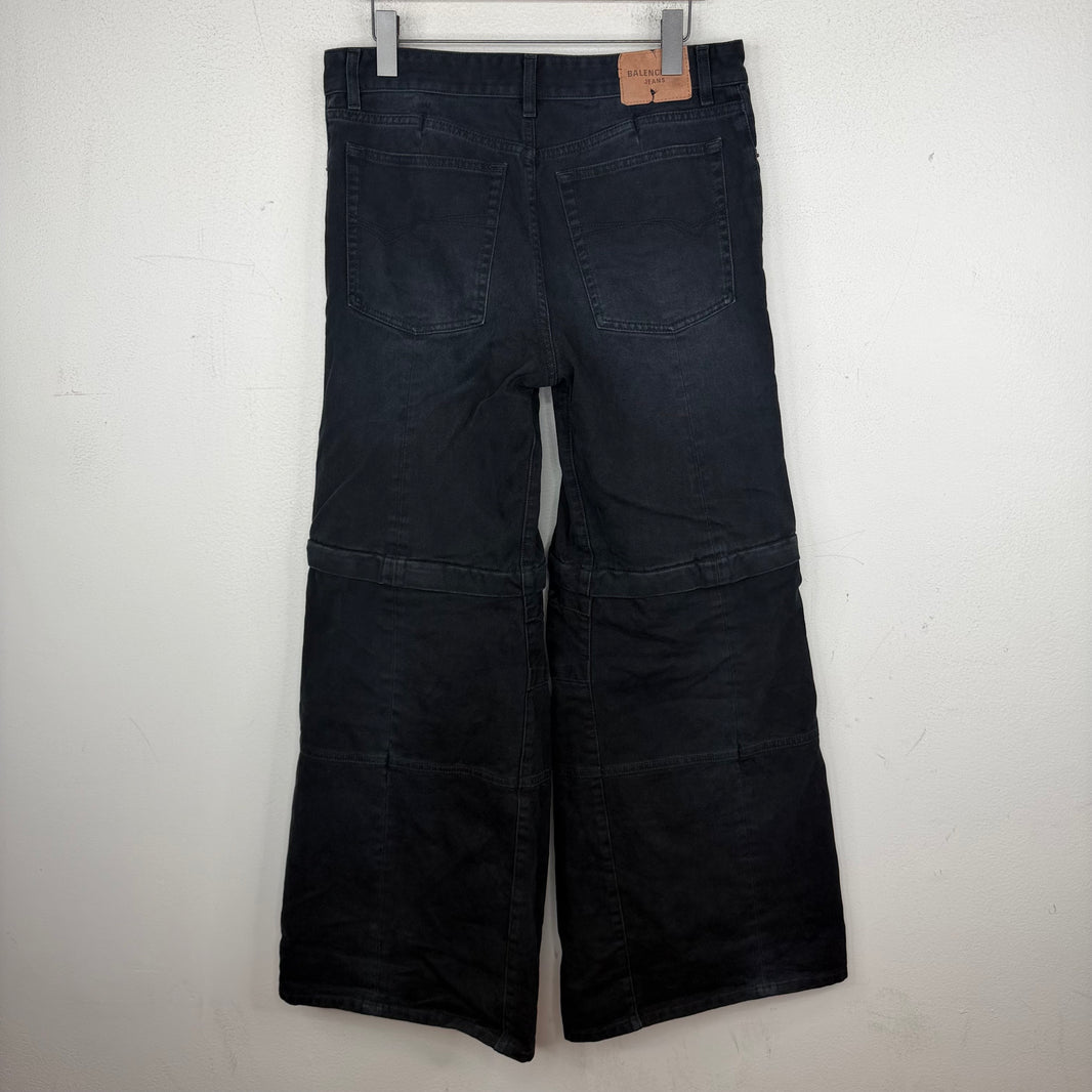 Balenciaga Convertible Flared Jeans