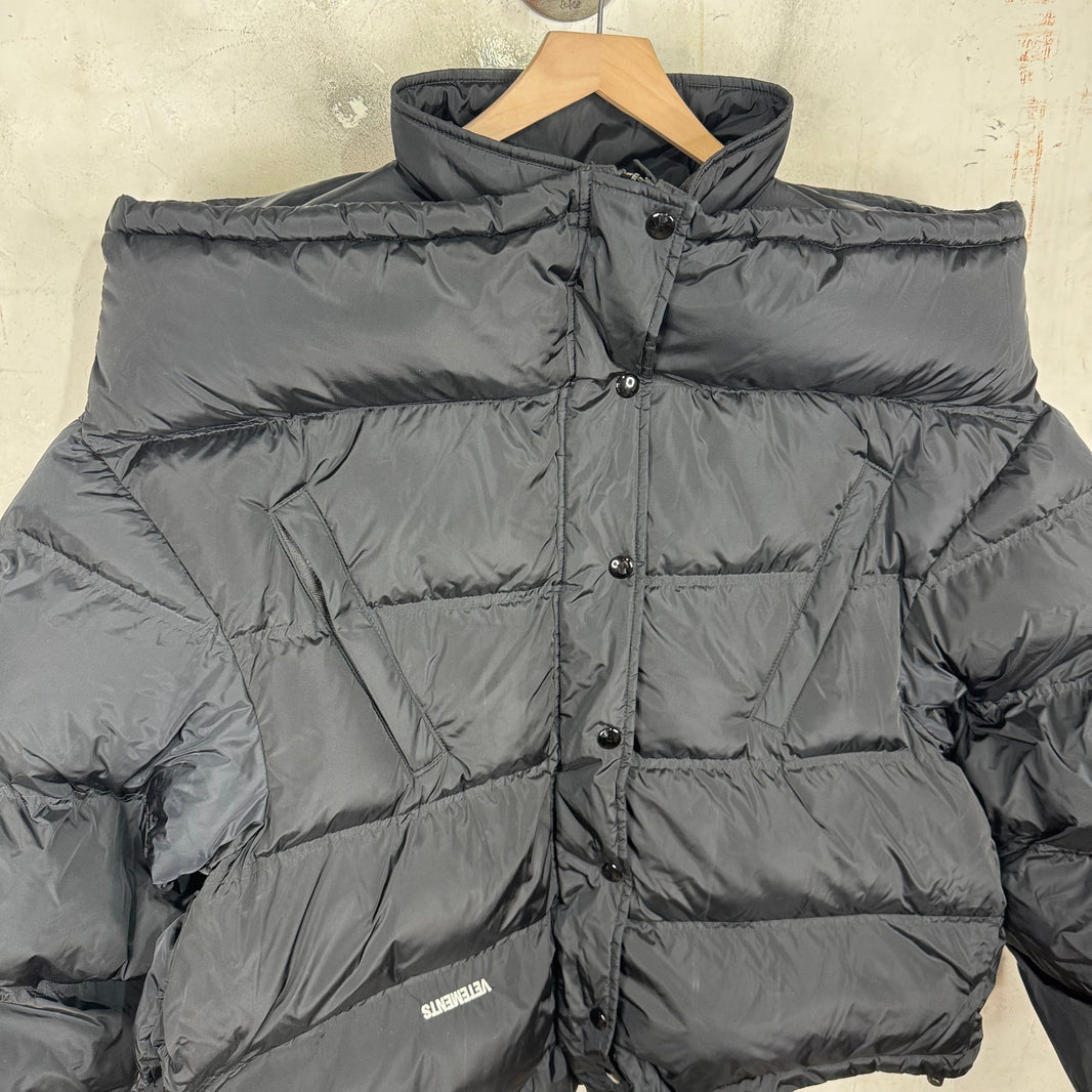 Vetements Upside Down Parental Advisory Down Jacket